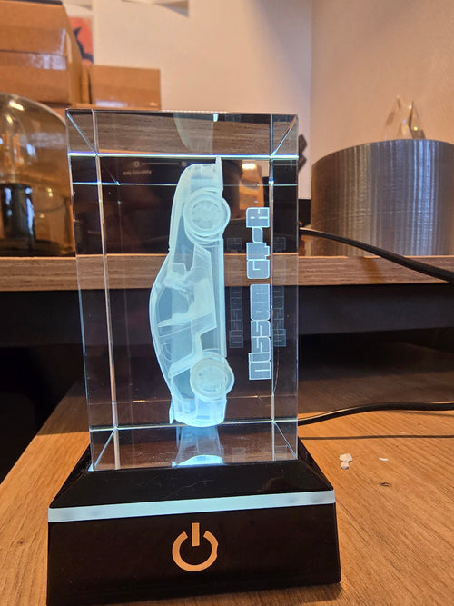 Cristal 3D Nissan GT-R. L'icône de l'automobile japonaise s'invite dans votre salon