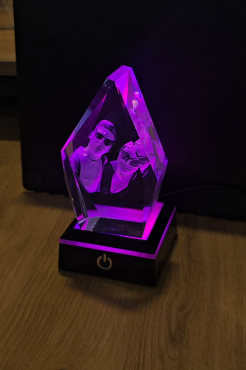 Cristal Iceberg personnalisé 3D