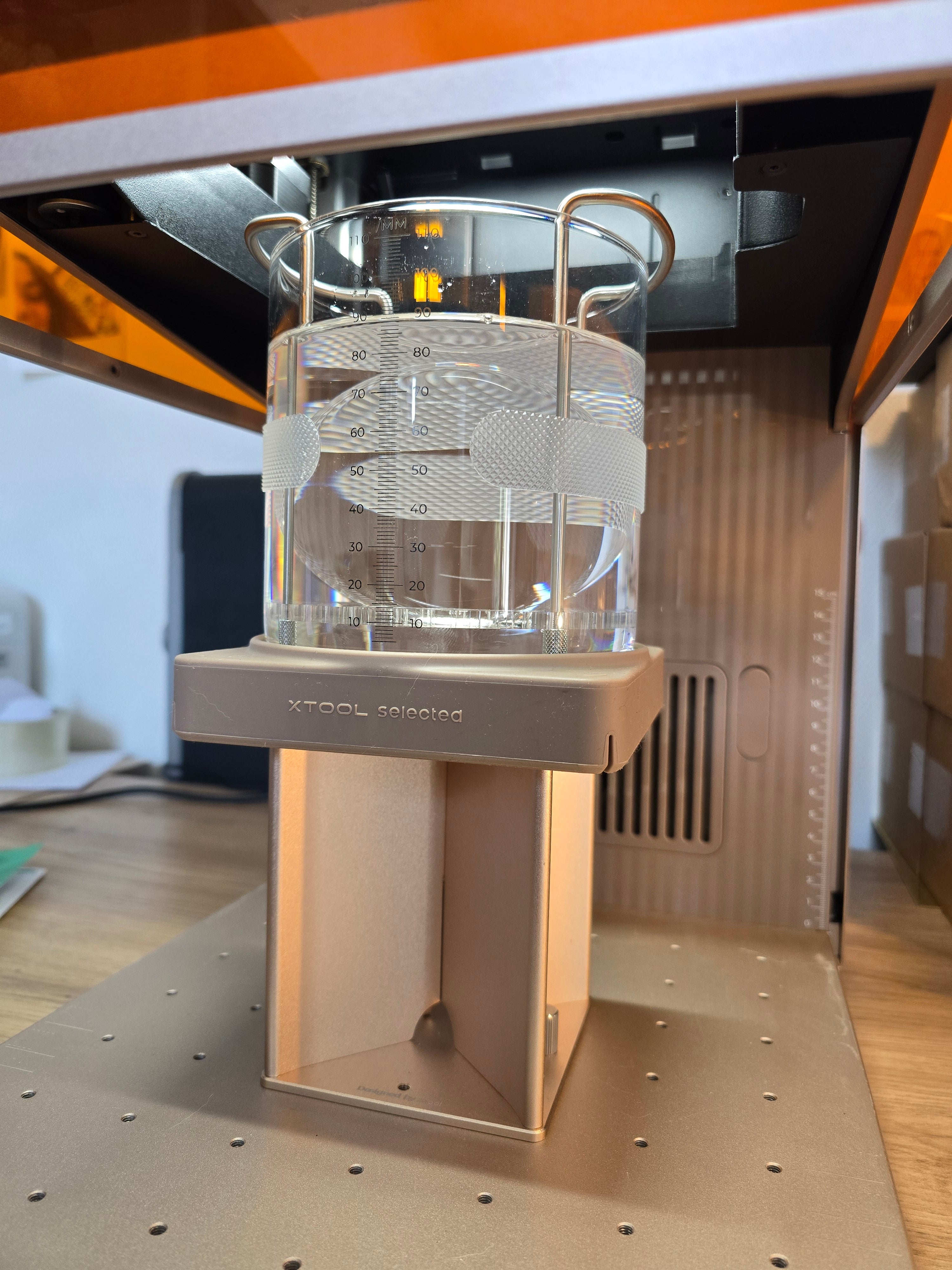 🌌 Sphère de Cristal Lumineuse Astronaute 3D – Socle LED Inclus | Fabriqué à Paris