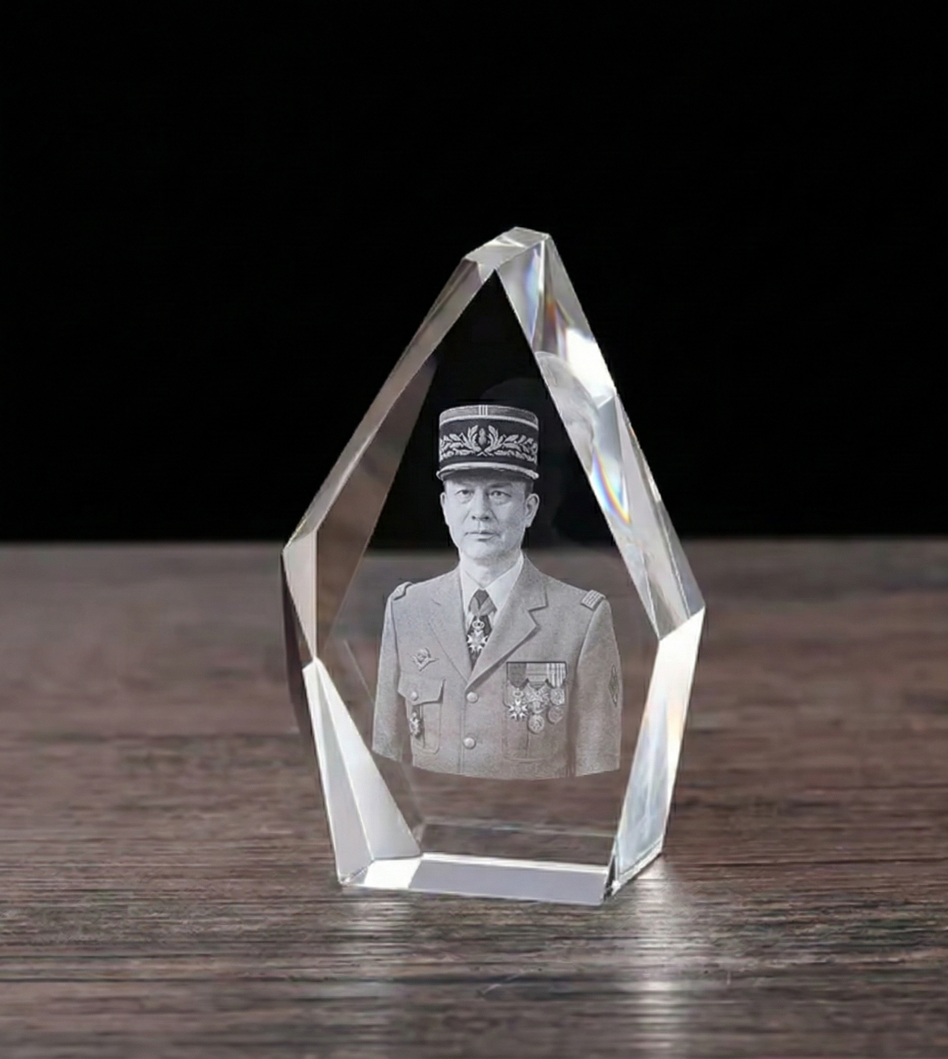 Cristal Iceberg personnalisé 3D