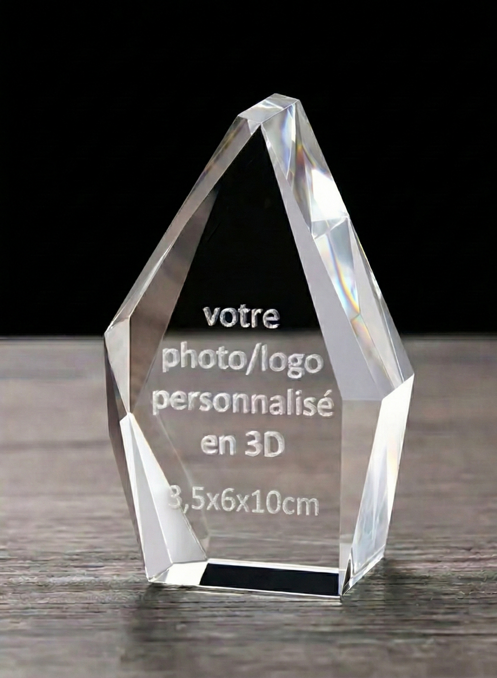 Cristal Iceberg personnalisé 3D