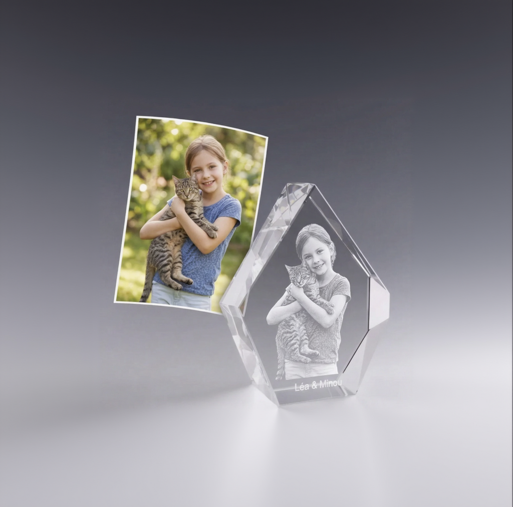 Cristal Iceberg personnalisé 3D